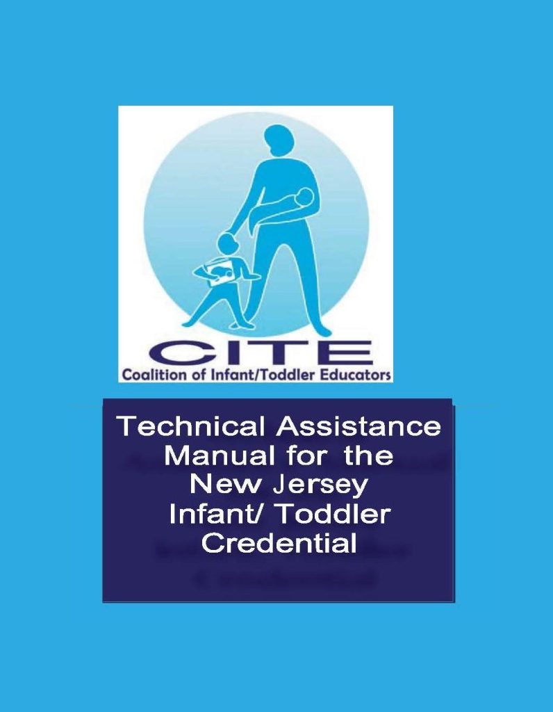 NJ Infant-Toddler Credential Technical Assistance Manual